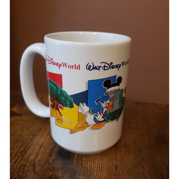 Walt Disney World Grandpa Coffee Cup Mug Four Parks One World Made in Thailand - Picture 4 of 9